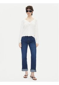 Pepe Jeans Sweter Olya PL702288 Écru Regular Fit. Materiał: bawełna #5