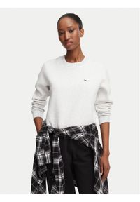 Tommy Jeans Bluza Flag DW0DW19959 Szary jasny Regular Fit. Kolor: szary. Materiał: bawełna #1