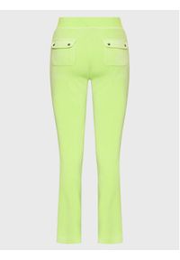 Juicy Couture Spodnie dresowe Del Ray JCAP180 Zielony Regular Fit. Kolor: zielony. Materiał: dresówka, syntetyk #2