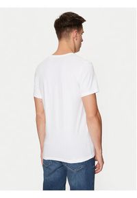 Guess T-Shirt Caleb U97M01 KCD31 Biały Slim Fit. Kolor: biały. Materiał: bawełna