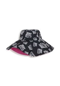 DKNY - Dkny kapelusz dziecięcy kolor różowy. Kolor: różowy #3