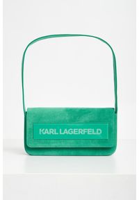 Karl Lagerfeld - Torebka damska zamszowa KARL LAGERFELD. Materiał: zamszowe