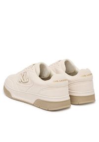 Karl Lagerfeld - KARL LAGERFELD Sneakersy Kourtney KL53016 Écru. Kolor: kremowy. Materiał: materiał #6