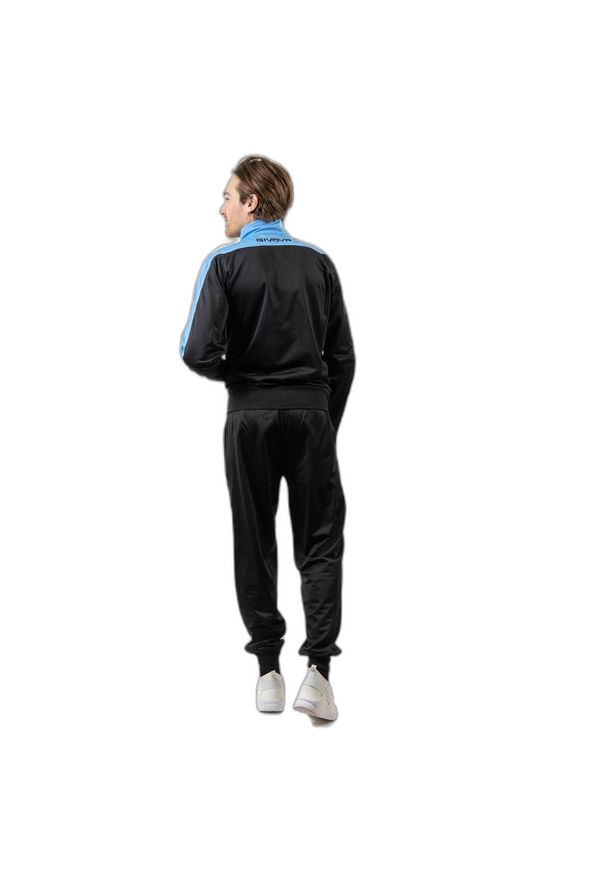 Dres Givova Roma. Kolor: czarny, niebieski, wielokolorowy. Materiał: dresówka. Sport: piłka nożna