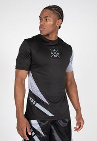 GORILLA WEAR - Hornell Koszulka - Czarny/Szary. Kolor: szary. Sport: fitness