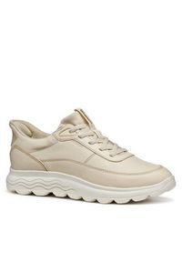 Geox Sneakersy D Spherica Plus D567MB 00085 C1122 Écru. Materiał: skóra #5