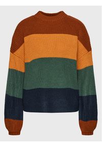 Brixton Sweter Madero 02884 Kolorowy Relaxed Fit. Materiał: syntetyk. Wzór: kolorowy