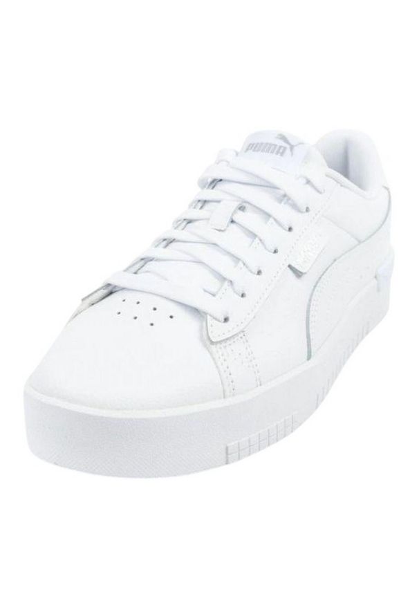 Puma - Trampki Damskie Skóra Sportowe Jada. Kolor: biały. Materiał: skóra. Styl: sportowy