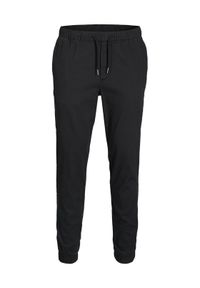 Jack & Jones - Jack&Jones Joggery Gordon 12224518 Czarny Regular Fit. Kolor: czarny. Materiał: bawełna