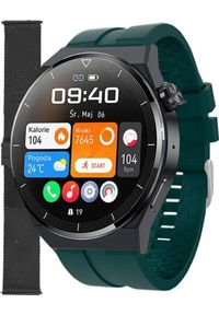 Smartwatch Enter SAT.14.5318.144-SET Zielony. Rodzaj zegarka: smartwatch. Kolor: zielony