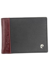 Portfel męski Pierre Cardin 8806 TILAK30 czarny. Kolor: czarny. Materiał: skóra
