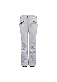 Damskie spodnie narciarskie softshell Killtec Thônes. Kolor: szary, biały, wielokolorowy. Materiał: softshell. Sezon: zima. Sport: narciarstwo #1