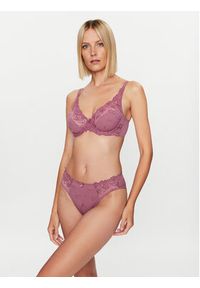 Hunkemöller Biustonosz z fiszbiną Diva 202605 Fioletowy. Kolor: fioletowy. Materiał: syntetyk