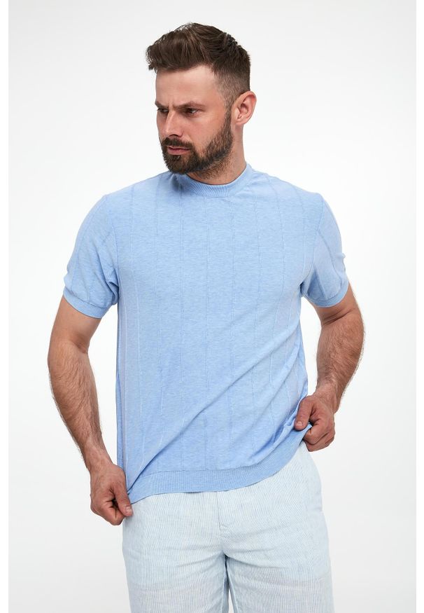 PAUL & SHARK - Sweter męski z krótkim rękawem PAUL&SHARK. Długość rękawa: krótki rękaw. Długość: krótkie