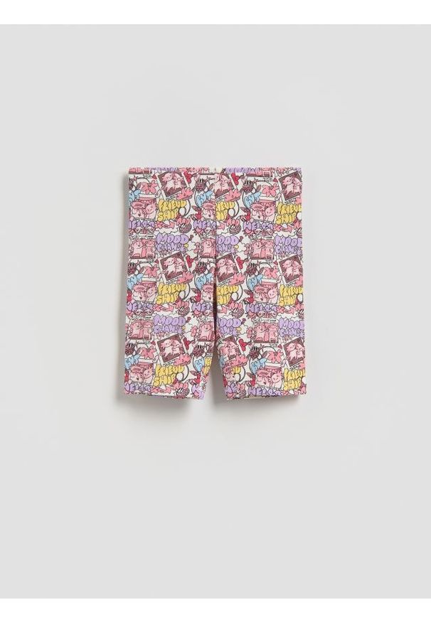 Reserved - Bawełniane szorty we wzory - wielobarwny. Materiał: bawełna