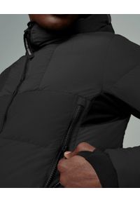 CANADA GOOSE - Czarna kurtka puchowa HyBridge. Typ kołnierza: kaptur. Kolor: czarny. Materiał: puch. Długość: długie #7