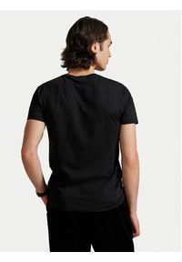 Polo Ralph Lauren T-Shirt 710P00094001 Czarny Custom Slim Fit. Typ kołnierza: polo. Kolor: czarny. Materiał: bawełna #4