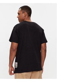 Brave Soul T-Shirt MTS-149SAPPORO Czarny Straight Fit. Kolor: czarny. Materiał: bawełna #4