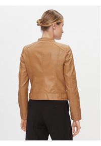 Vero Moda Kurtka z imitacji skóry Love 10300241 Brązowy Regular Fit. Kolor: brązowy. Materiał: skóra #6