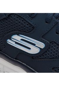 skechers - Skechers Sneakersy Agoura 52635/NVY Granatowy. Kolor: niebieski. Materiał: materiał #2