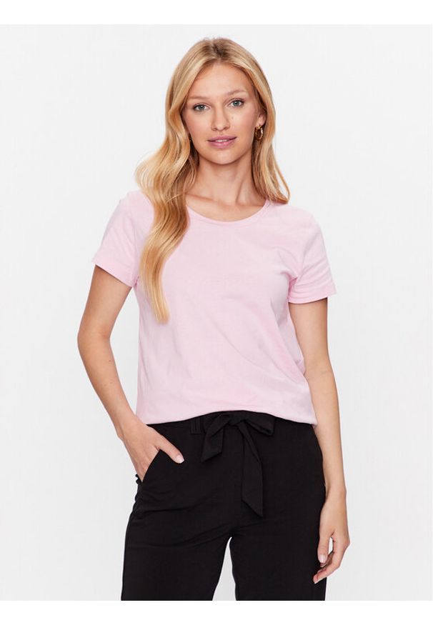 b.young T-Shirt 20812845 Różowy Regular Fit. Kolor: różowy. Materiał: bawełna