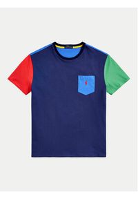 Polo Ralph Lauren T-Shirt 710852665008 Granatowy Classic Fit. Typ kołnierza: polo. Kolor: niebieski. Materiał: bawełna