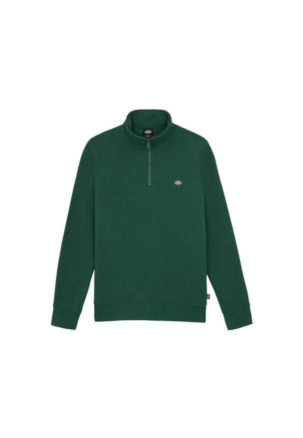 Dickies - Bluza polarowa DICKIES OAKPORT QUARTER Zielony. Kolor: zielony. Materiał: polar