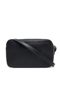 Calvin Klein Torebka Bold Ck Camera Bag LV04F3220G Czarny. Kolor: czarny. Materiał: skórzane