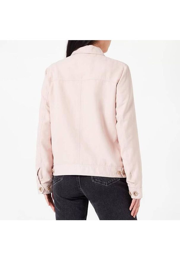 Geox - Kurtka GEOX W LICENA SHORT JKT Rose. Kolor: różowy. Materiał: tkanina
