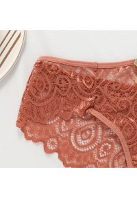 Intica - Figi z koronki na romantyczne okazje Roni. Kolor: czerwony. Materiał: koronka. Wzór: koronka #3