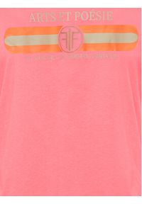 Fransa T-Shirt 20612083 Różowy Regular Fit. Kolor: różowy. Materiał: bawełna #4