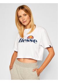 Ellesse T-Shirt Alberta SGS04484 Biały Cropped Fit. Kolor: biały. Materiał: bawełna #1