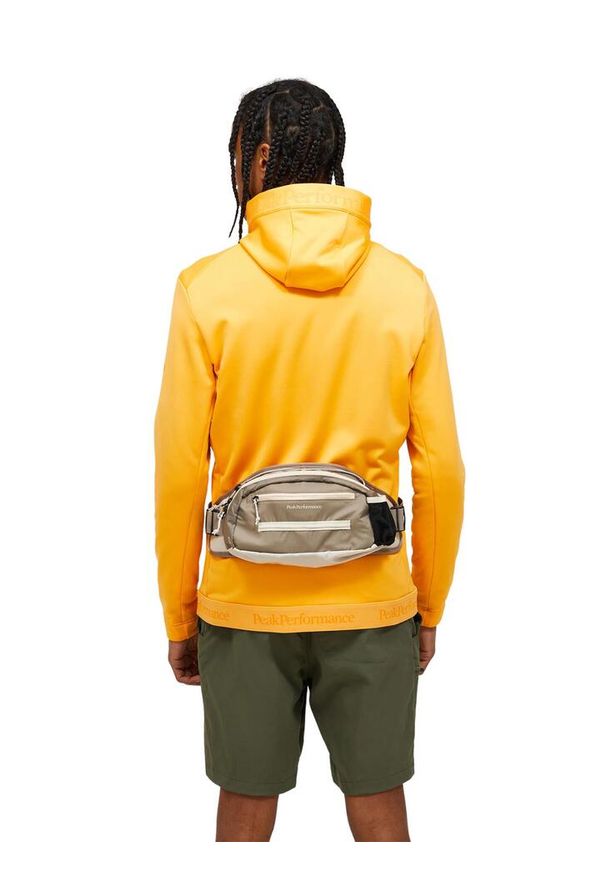 Bluza Peak Performance męska Rider Tech Zip Hood pomarańczowa - XL. Kolor: pomarańczowy