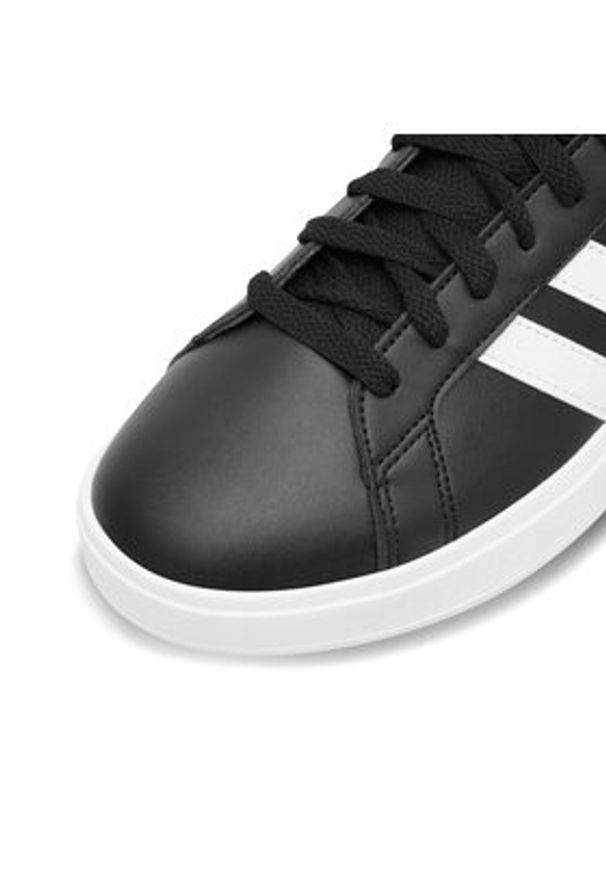 Adidas - adidas Sneakersy GRAND COURT BASE 2.0 GW9251 Czarny. Kolor: czarny. Materiał: syntetyk