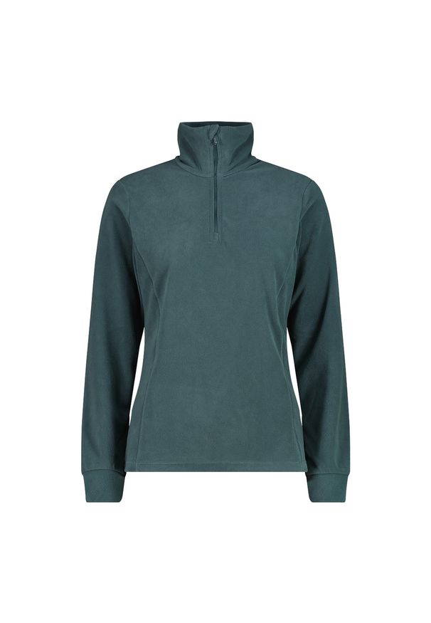 Bluza damska CMP. Kolor: zielony. Styl: sportowy. Sport: turystyka piesza