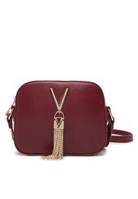 VALENTINO - Valentino Torebka Divina VBS1R409G Bordowy. Kolor: czerwony. Materiał: skórzane