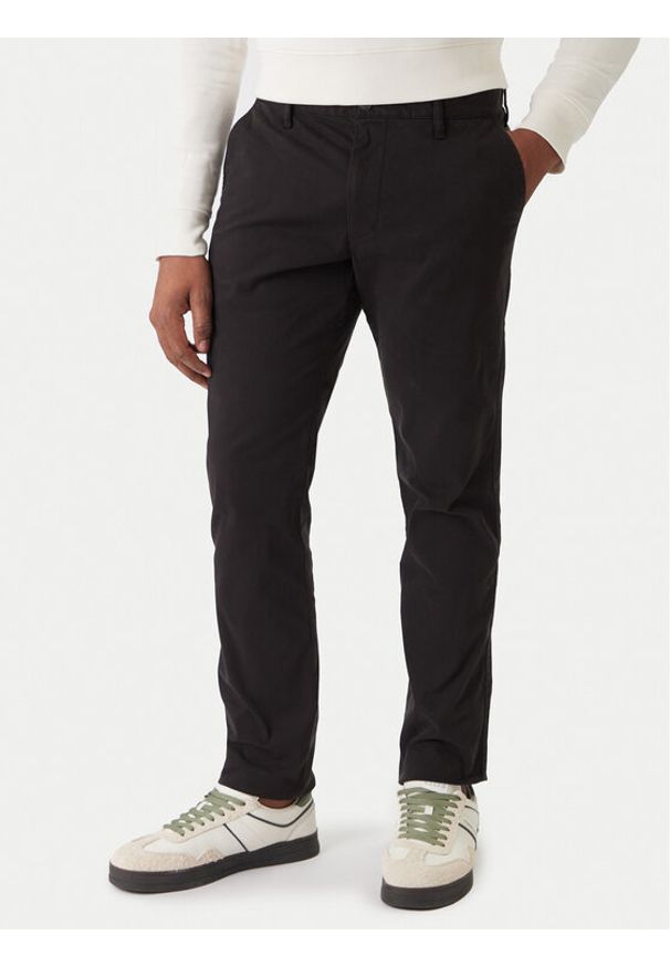 Tommy Jeans Spodnie materiałowe Scanton DM0DM22404 Czarny Slim Fit. Kolor: czarny. Materiał: bawełna