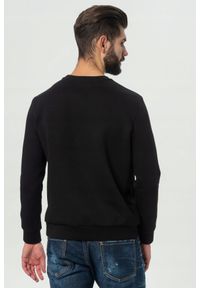 Emporio Armani - EMPORIO ARMANI Czarna męska bluza z logo, Rozmiar M. Kolor: wielokolorowy. Materiał: materiał. Wzór: nadruk #4
