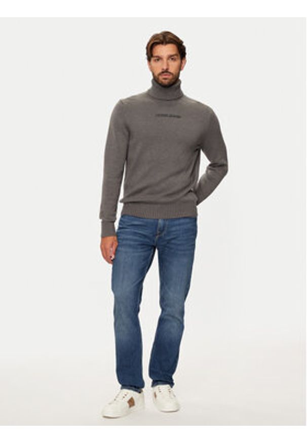 Guess Golf M4BR35 Z3HN2 Szary Regular Fit. Typ kołnierza: golf. Kolor: szary. Materiał: syntetyk, wełna