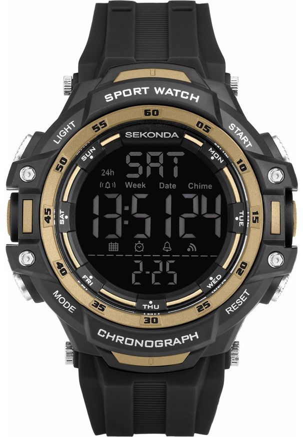 Zegarek Sekonda Zegarek męski Sekonda 30162 czarny. Kolor: czarny