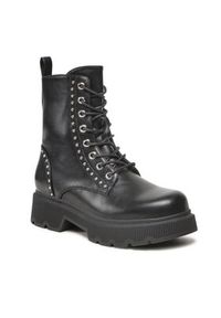 DeeZee Trzewiki WS5956-01 Czarny. Kolor: czarny. Materiał: skóra #6