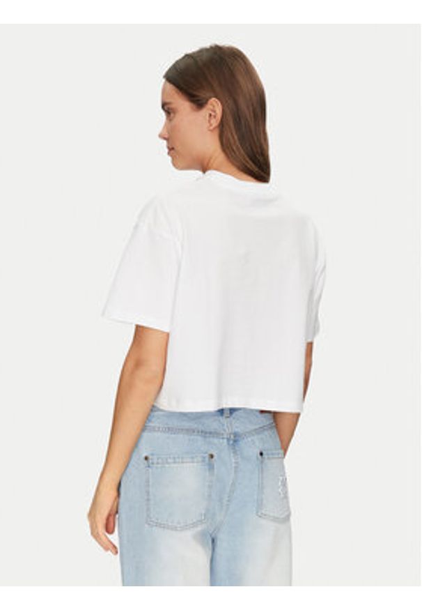 Karl Kani T-Shirt 6137873 Biały Cropped Fit. Kolor: biały. Materiał: bawełna