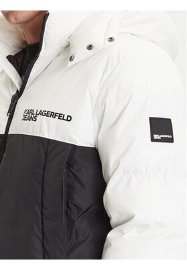 Karl Lagerfeld Jeans Kurtka zimowa A3M15034 Czarny Regular Fit. Kolor: czarny. Materiał: syntetyk. Sezon: zima