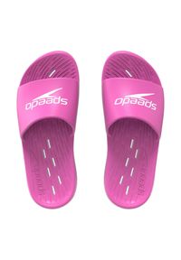 Klapki basenowe antypoślizgowe damskie Speedo Slides. Kolor: różowy. Styl: sportowy #1