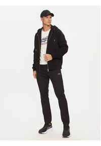 Jack & Jones - Jack&Jones Spodnie dresowe Will 12261986 Czarny Slim Fit. Kolor: czarny. Materiał: syntetyk