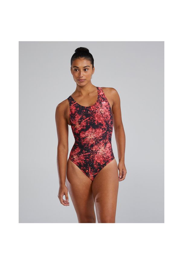 Strój pływacki damski TYR Maxfit Swimsuit - Radiant Flare. Kolor: wielokolorowy