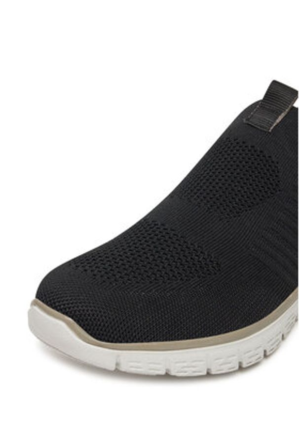 Rieker Półbuty B6659-00 Czarny. Kolor: czarny. Materiał: materiał