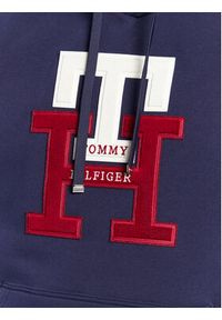 TOMMY HILFIGER - Tommy Hilfiger Bluza Icon Monogram MW0MW29586 Granatowy Relaxed Fit. Kolor: niebieski. Materiał: bawełna #4