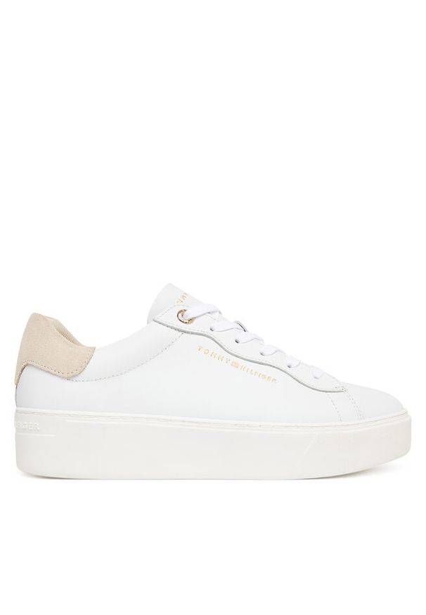 TOMMY HILFIGER - Sneakersy Tommy Hilfiger. Kolor: biały. Obcas: na platformie