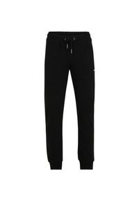 Fila - Męskie Spodnie Dresowe Braives. Kolor: czarny. Materiał: dresówka